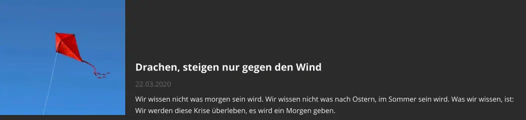 gegen den Wind
